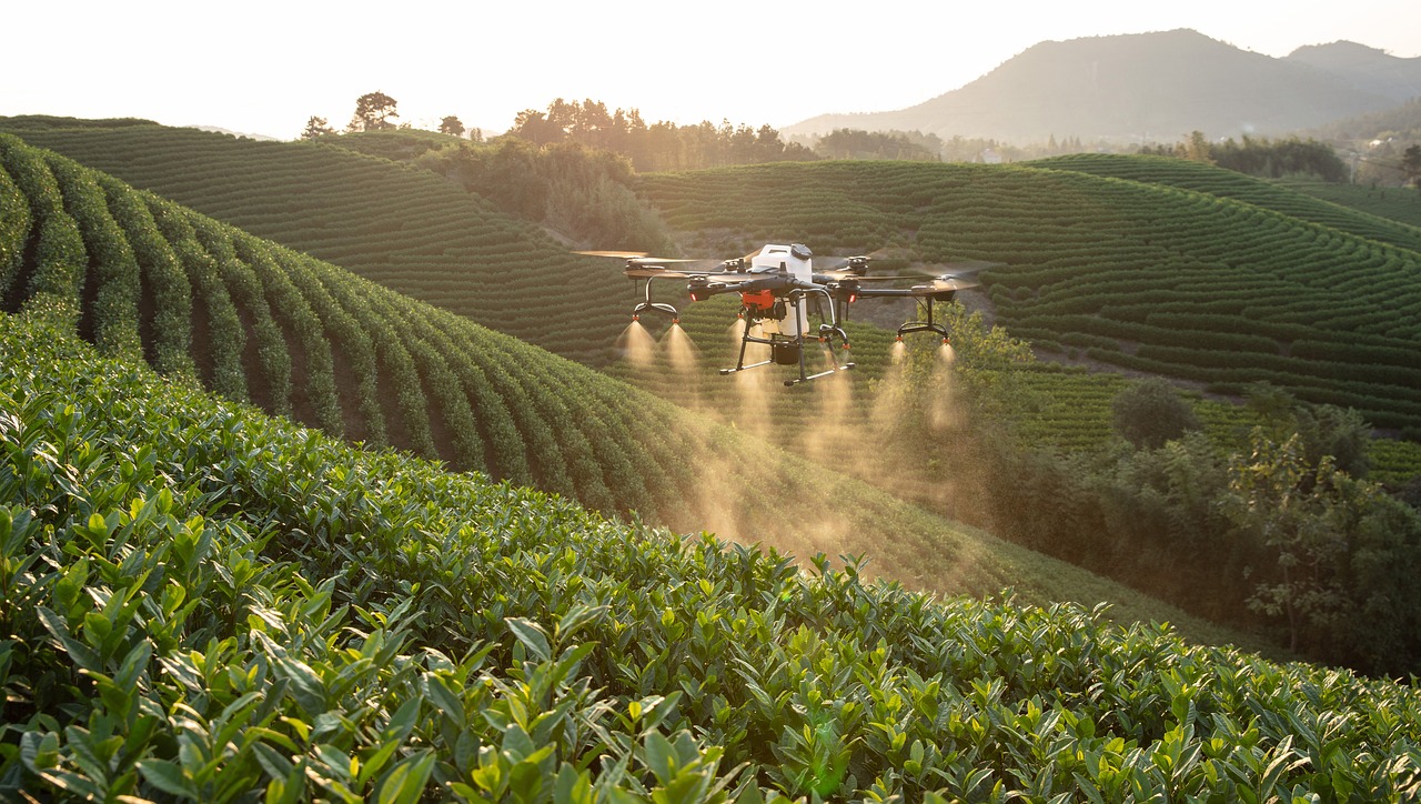 drone pulverizador agrícola